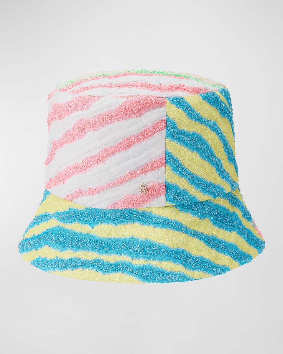 Matthew Beaded Multicolor Bucket Hat